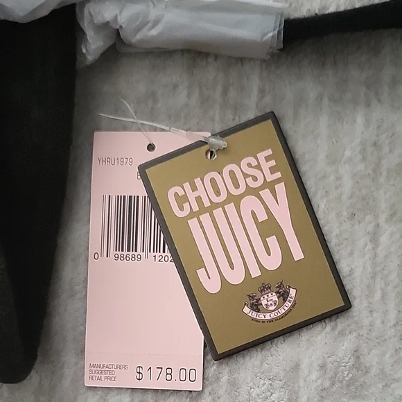 Juicy Couture Black and Silver Tote - Picture 2 of 4